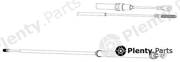  FERODO part FHB432013 Cable, parking brake