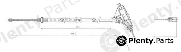 FERODO part FHB432415 Cable, parking brake