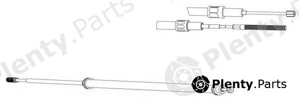  FERODO part FHB432924 Cable, parking brake