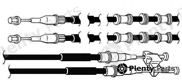  FERODO part FHB432936 Cable, parking brake