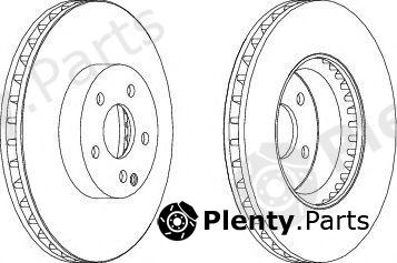  FERODO part DDF1692C-1 (DDF1692C1) Brake Disc