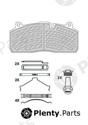  FERODO part FCV4420B Brake Pad Set, disc brake