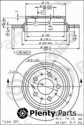  BREMBO part 08.7765.75 (08776575) Brake Disc