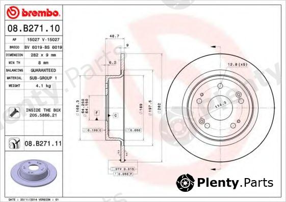  BREMBO part 08.B271.11 (08B27111) Brake Disc