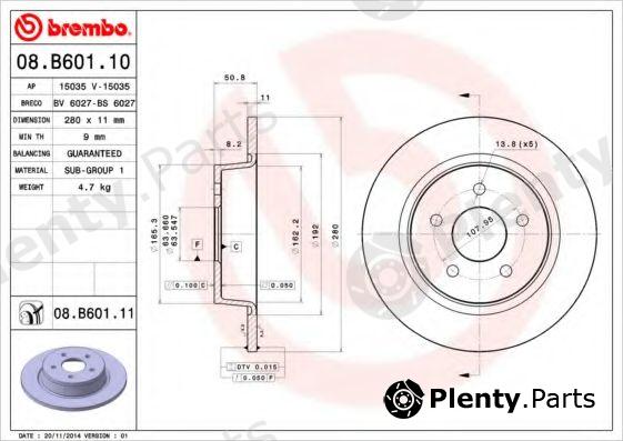 BREMBO part 08B60111 Brake Disc
