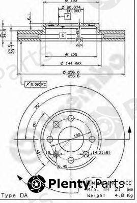  BREMBO part 09.7628.11 (09762811) Brake Disc