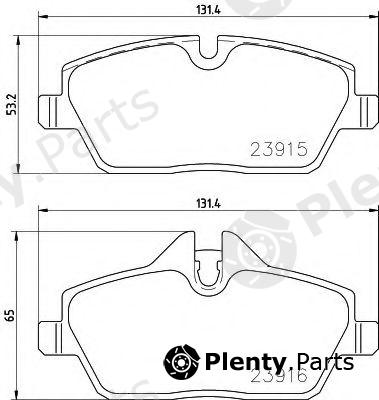  BREMBO part P06091 Brake Pad Set, disc brake