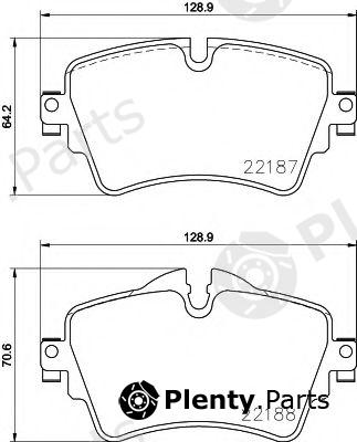 BREMBO part P06092 Brake Pad Set, disc brake