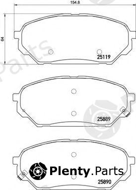  BREMBO part P30071 Brake Pad Set, disc brake