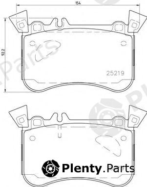  BREMBO part P50121 Brake Pad Set, disc brake
