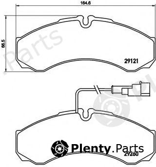  BREMBO part P56069 Brake Pad Set, disc brake
