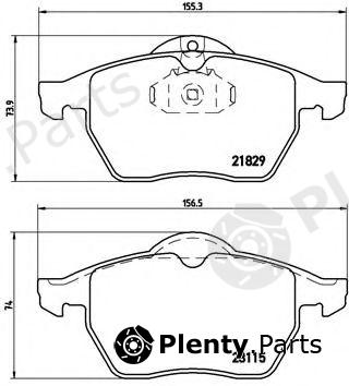  BREMBO part P59022 Brake Pad Set, disc brake