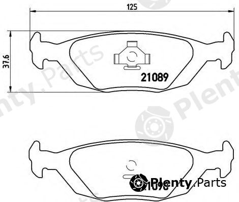  BREMBO part P71003 Brake Pad Set, disc brake