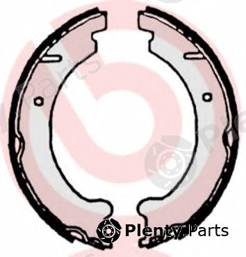  BREMBO part S86509 Brake Shoe Set, parking brake