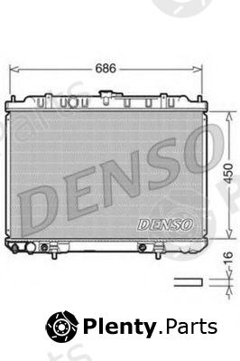  DENSO part DRM46008 Radiator, engine cooling