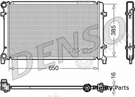  DENSO part DRM02014 Radiator, engine cooling
