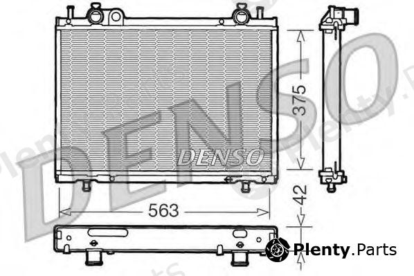  DENSO part DRM09021 Radiator, engine cooling