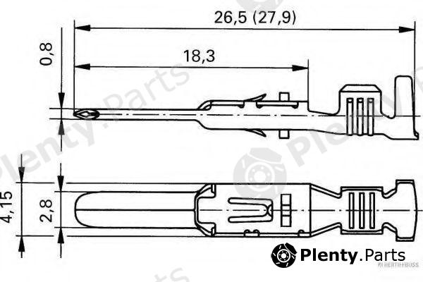  HERTH+BUSS ELPARTS part 50253241 Crimp Connector
