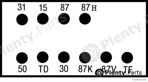  HERTH+BUSS ELPARTS part 75898182 Relay, fuel pump
