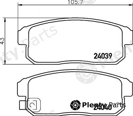 MINTEX part MDB2290 Brake Pad Set, disc brake