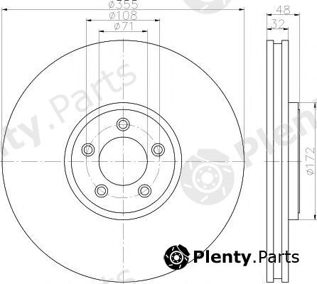  MINTEX part MDC2111 Brake Disc