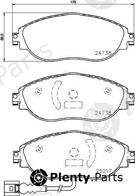  MINTEX part MDB3173 Brake Pad Set, disc brake
