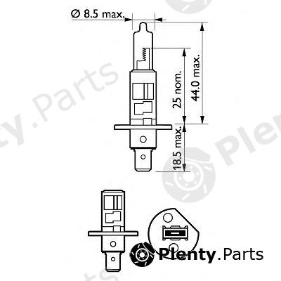  PHILIPS part 12258SPC1 Bulb