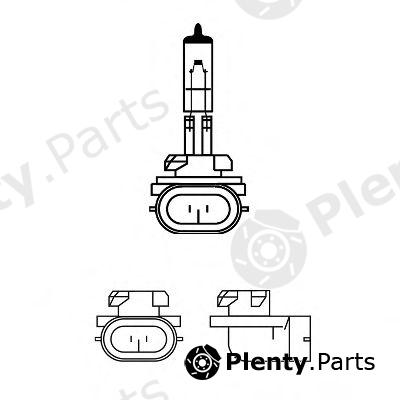  PHILIPS part 12060C1 Bulb, fog light