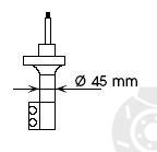  KYB part 332057 Shock Absorber