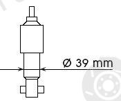  KYB part 553170 Shock Absorber