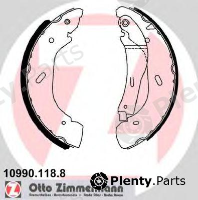  ZIMMERMANN part 10990.118.8 (109901188) Brake Shoe Set