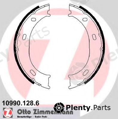  ZIMMERMANN part 10990.128.6 (109901286) Brake Shoe Set, parking brake