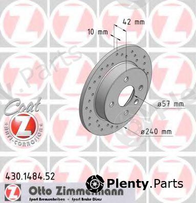  ZIMMERMANN part 430.1484.52 (430148452) Brake Disc