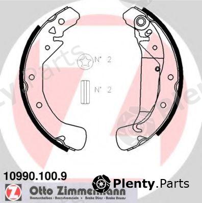  ZIMMERMANN part 10990.100.9 (109901009) Brake Shoe Set