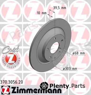  ZIMMERMANN part 370.3056.20 (370305620) Brake Disc