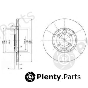  DELPHI part BG2084 Brake Disc