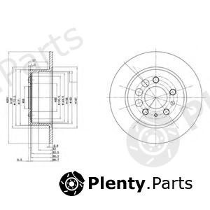  DELPHI part BG2103 Brake Disc