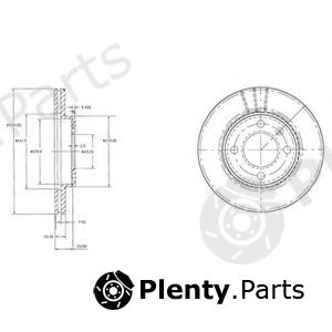  DELPHI part BG2109 Brake Disc