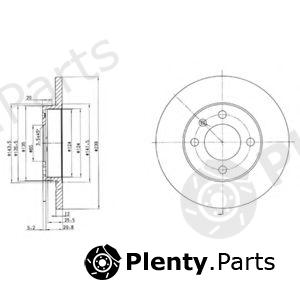  DELPHI part BG2116 Brake Disc