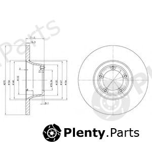  DELPHI part BG2157 Brake Disc