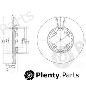  DELPHI part BG2816 Brake Disc