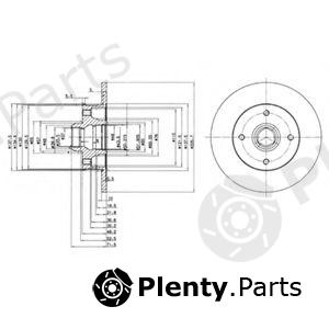  DELPHI part BG2389 Brake Disc