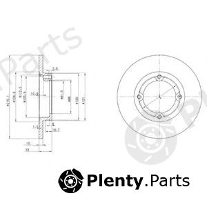  DELPHI part BG2400 Brake Disc