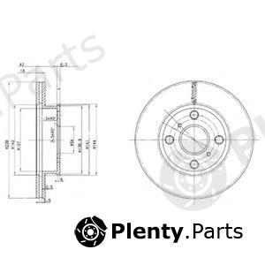  DELPHI part BG2424 Brake Disc