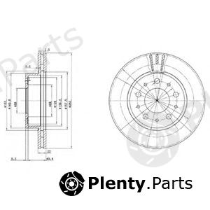  DELPHI part BG2425 Brake Disc