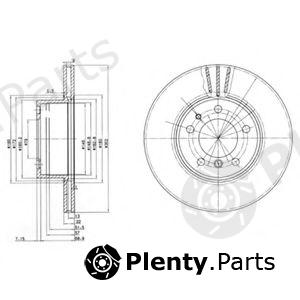 DELPHI part BG2433 Brake Disc