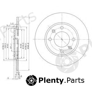  DELPHI part BG2445 Brake Disc