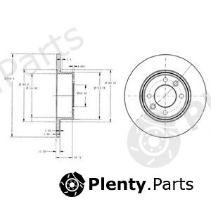  DELPHI part BG2703 Brake Disc