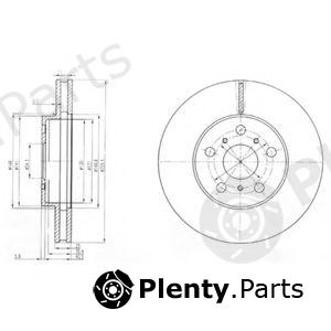  DELPHI part BG2711 Brake Disc