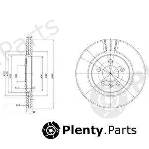  DELPHI part BG2713 Brake Disc